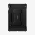 ACS01604 - Galaxy Tab S8 Case Rugged Armor Pro in black showing the back