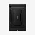 ACS01607 - Galaxy Tab S8+ Case Rugged Armor Pro in black showing the back