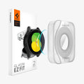 AGL03429 - Galaxy Watch 5/4 (44mm) Screen Protector EZ FIT GLAS.tR showing the packaging, screen protector and EZ fit alignment tray