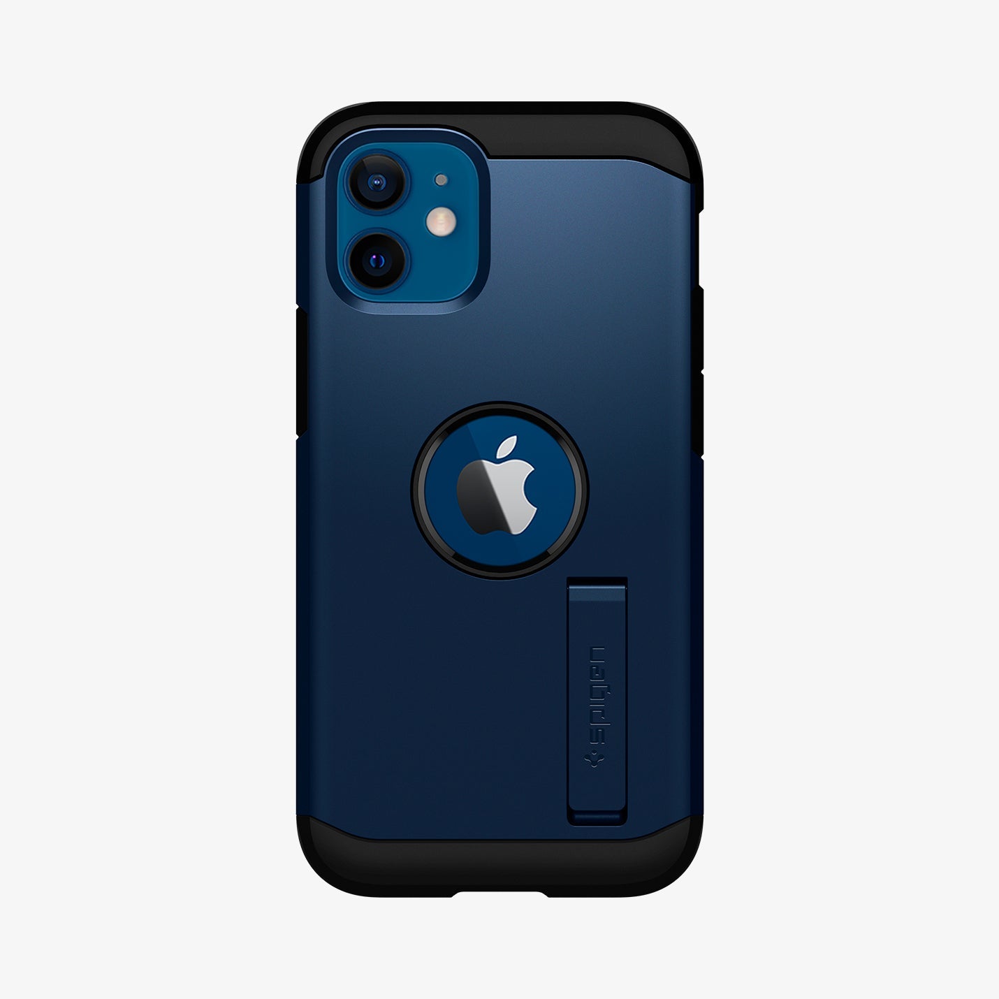 ACS02301 - iPhone 12 Mini Case Tough Armor in navy blue showing the back