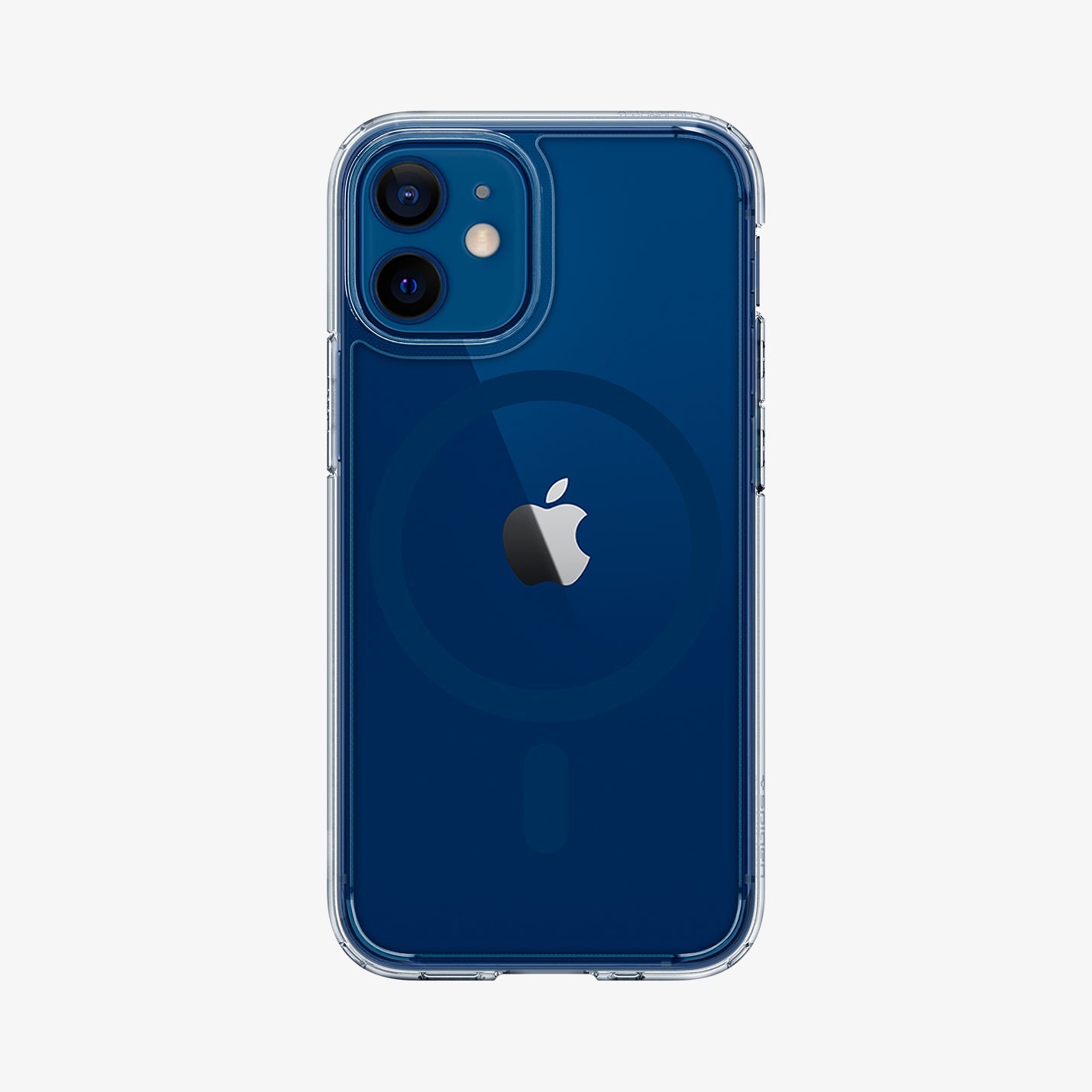 ACS02630 - iPhone 12 Mini Case Ultra Hybrid Mag Safe Compatible in blue showing the back