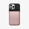 ACS03219 - iPhone 13 Pro Max Case Slim Armor CS in rose gold showing the back
