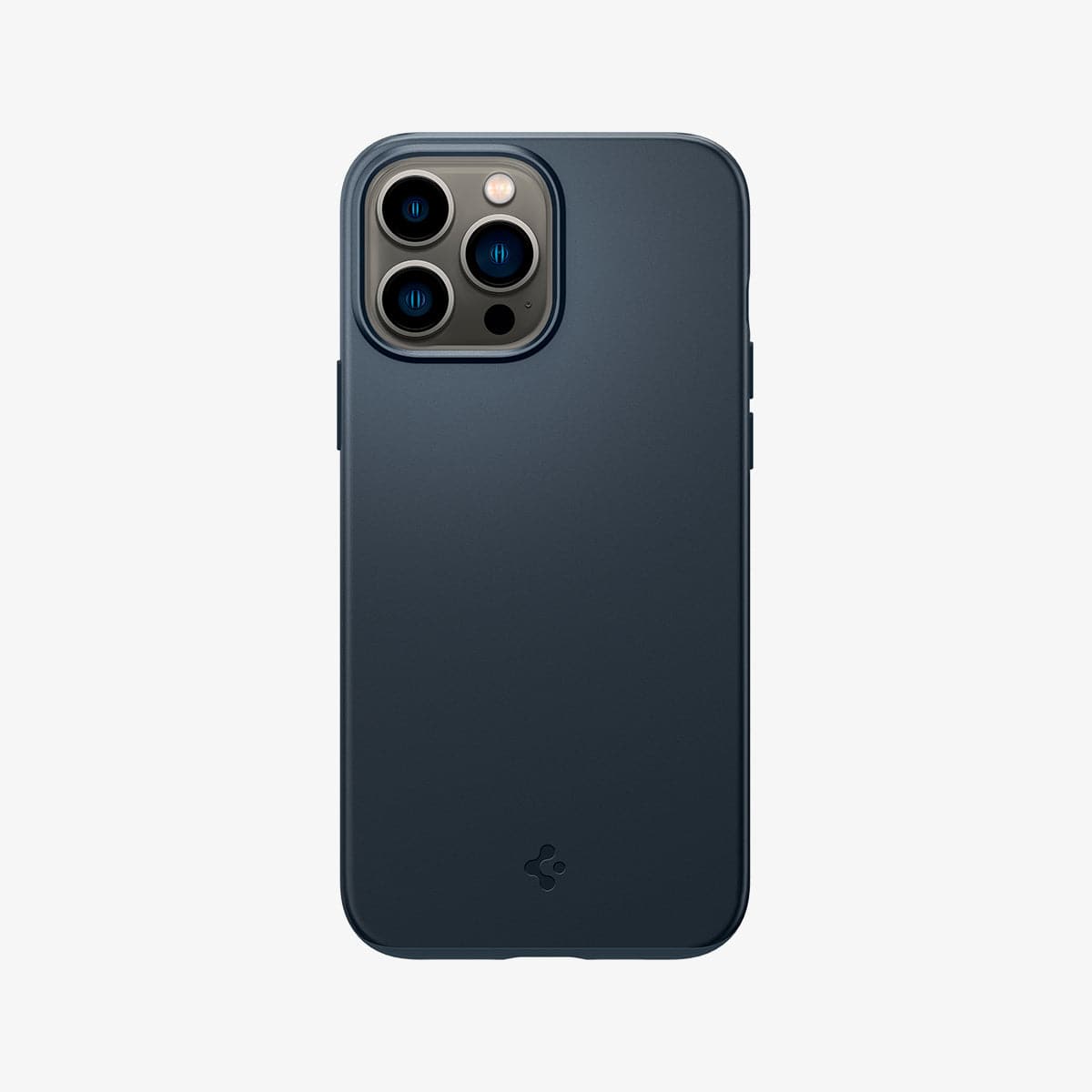 ACS03192 - iPhone 13 Pro Max Case Thin Fit in metal slate showing the back