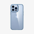 ACS04132 - iPhone 13 Pro Case Ultra Hybrid in sierra blue showing the back