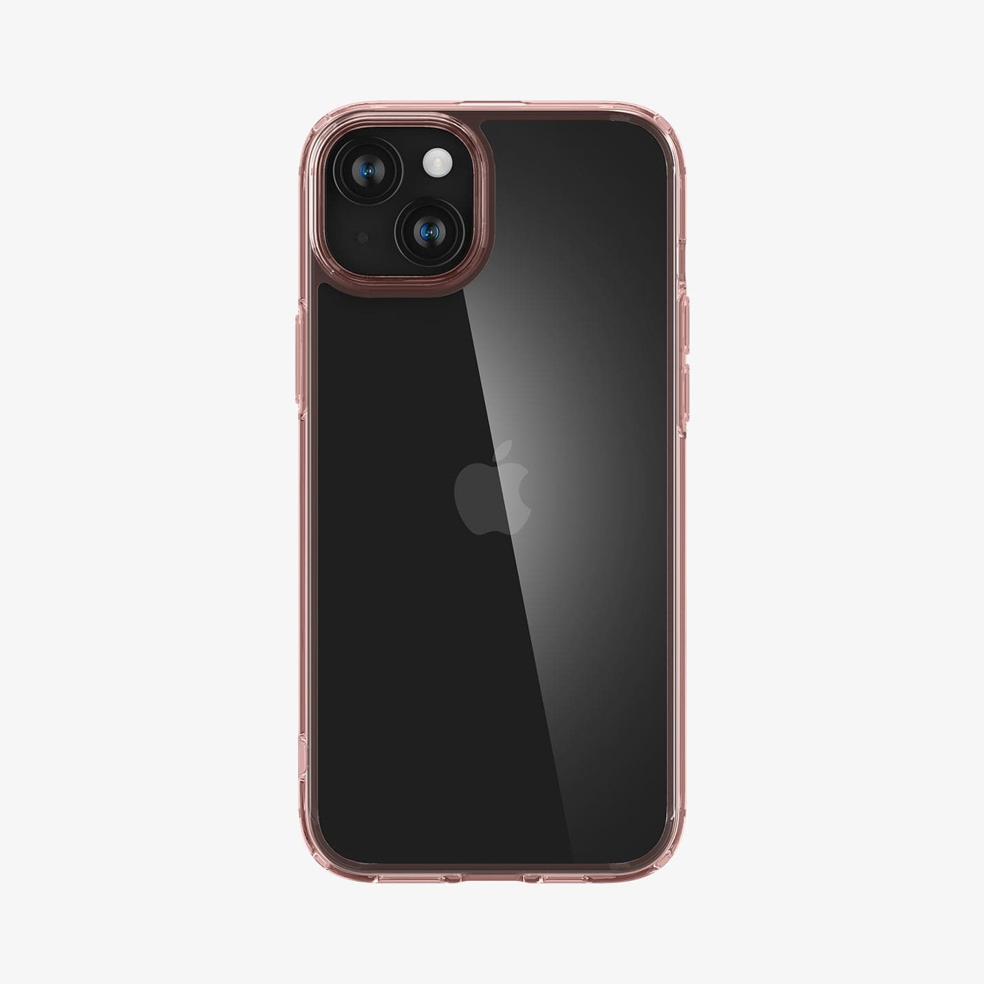 ACS06795 - iPhone 15 Case Ultra Hybrid in rose crystal showing the back