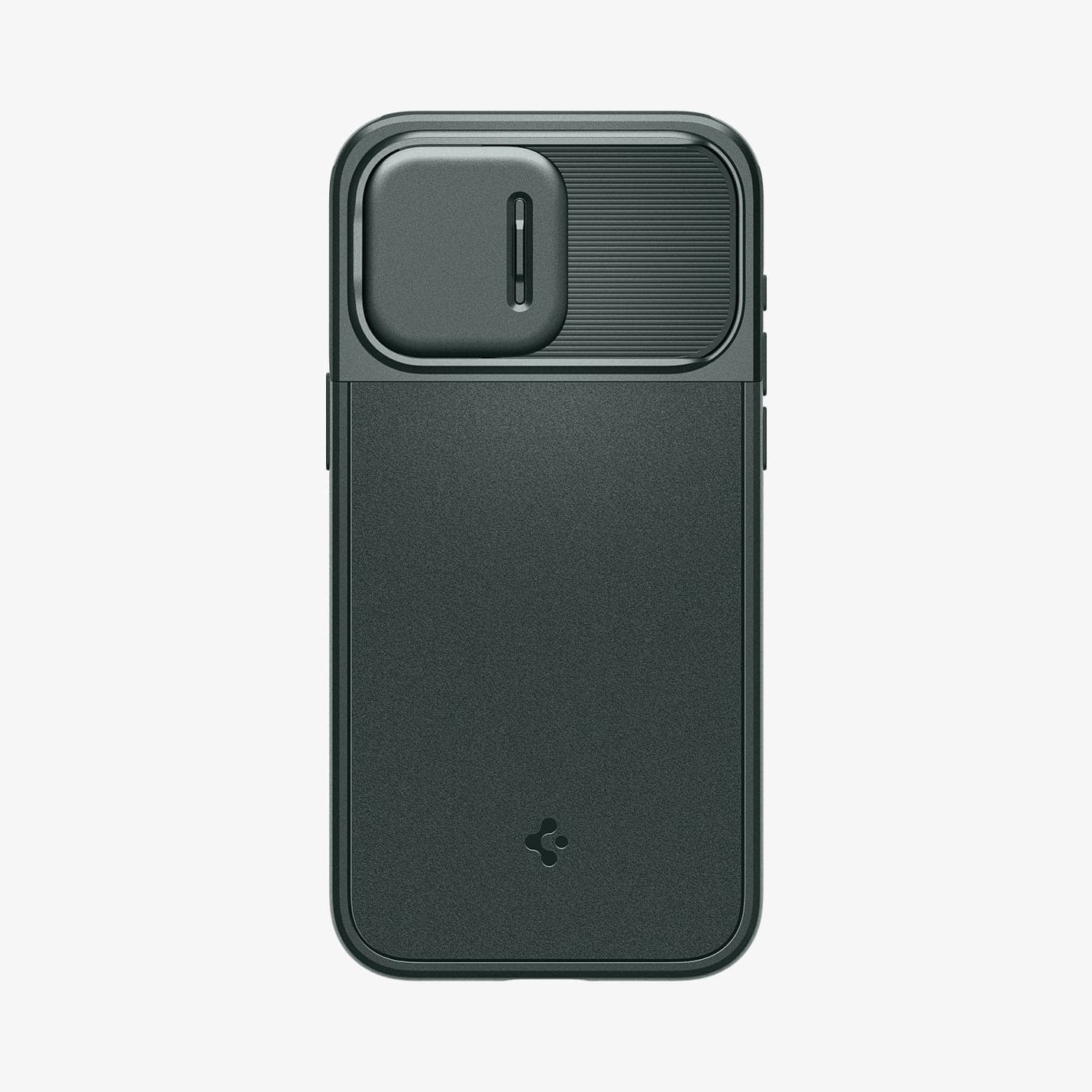 ACS06739 - iPhone 15 Pro Case Optik Armor (MagFit) in abyss green showing the back