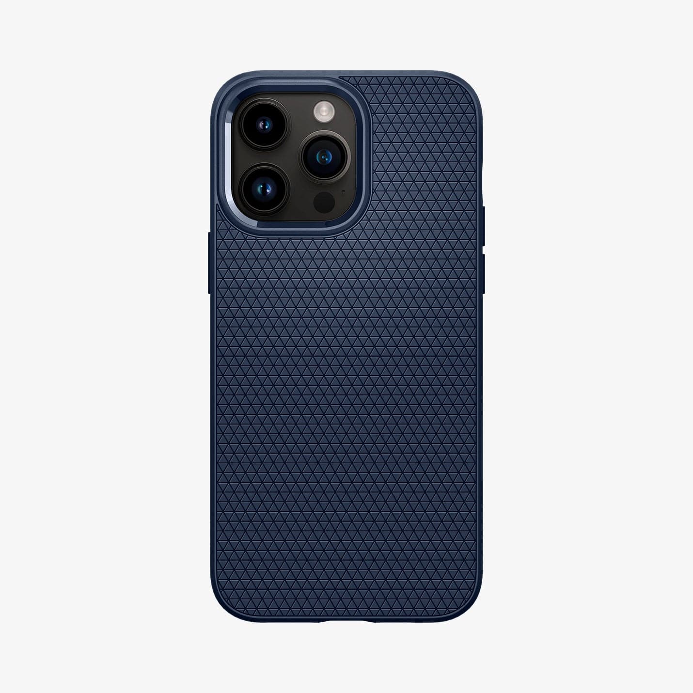 ACS04814 - iPhone 14 Pro Max Case Liquid Air in navy blue showing the back