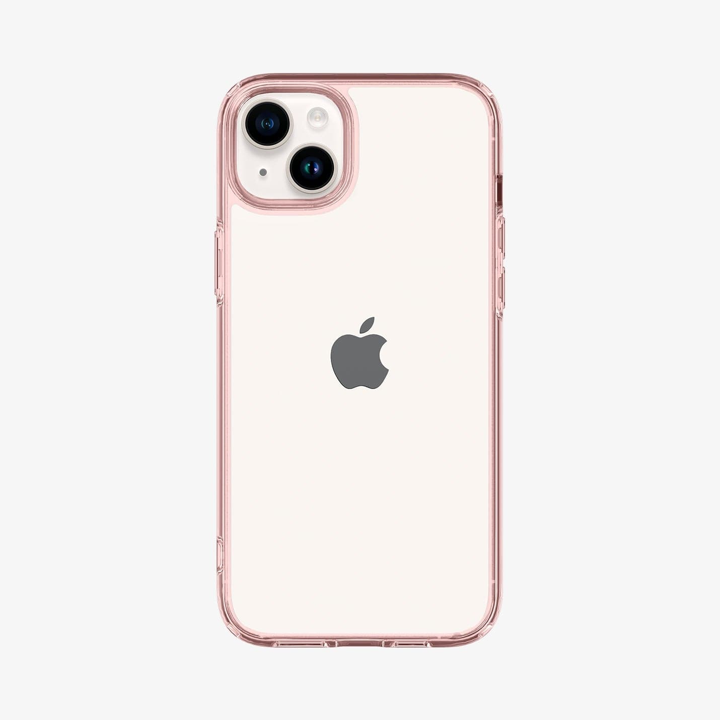 ACS04897 - iPhone 14 Plus Case Ultra Hybrid in rose crystal showing the back