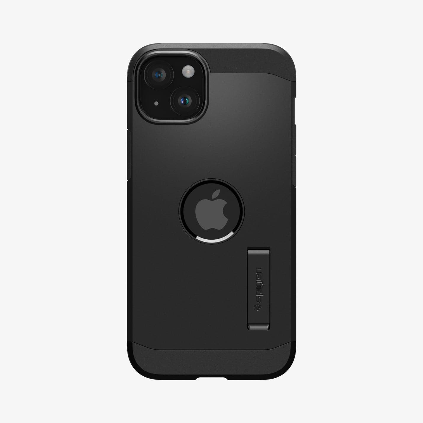 ACS06669 - iPhone 15 Plus Case Tough Armor (MagFit) in black showing the back