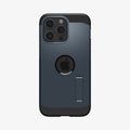 ACS06595 - iPhone 15 Pro Max Case Tough Armor (MagFit) in metal slate showing the back
