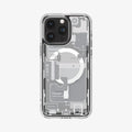 ACS07036 - iPhone 15 Pro Case Ultra Hybrid Zero One in white showing the back