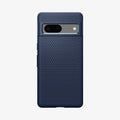 ACS04697 - Pixel 7 Case Liquid Air in navy blue showing the back