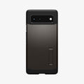 ACS03443 - Pixel 6 Case Tough Armor in gunmetal showing the back