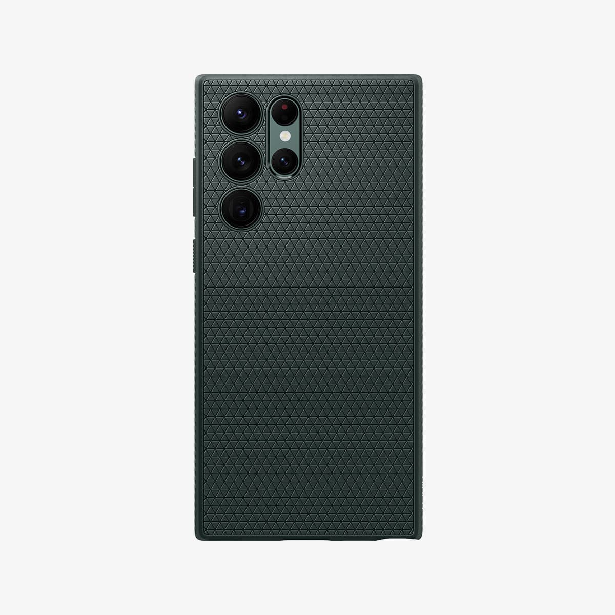 ACS04518 - Galaxy S22 Ultra 5G Case Liquid Air in abyss green showing the back