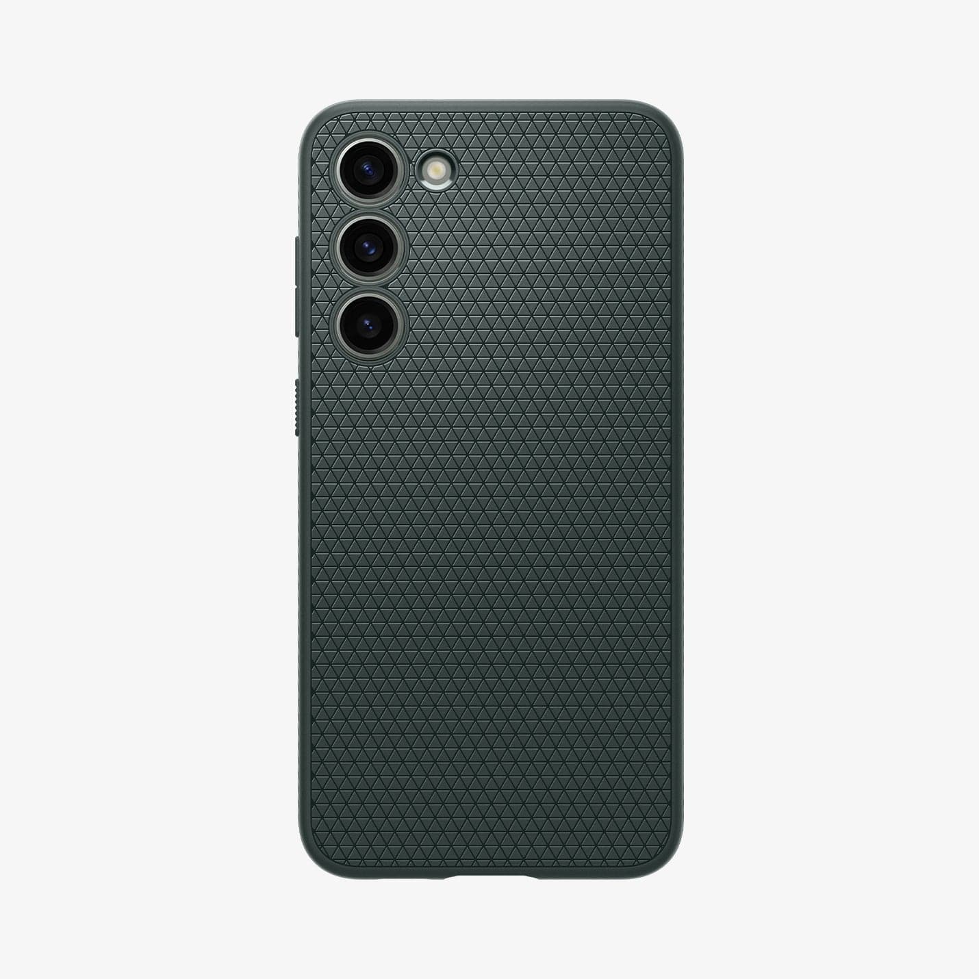 ACS05667 - Galaxy S23 Plus Case Liquid Air in abyss green showing the back