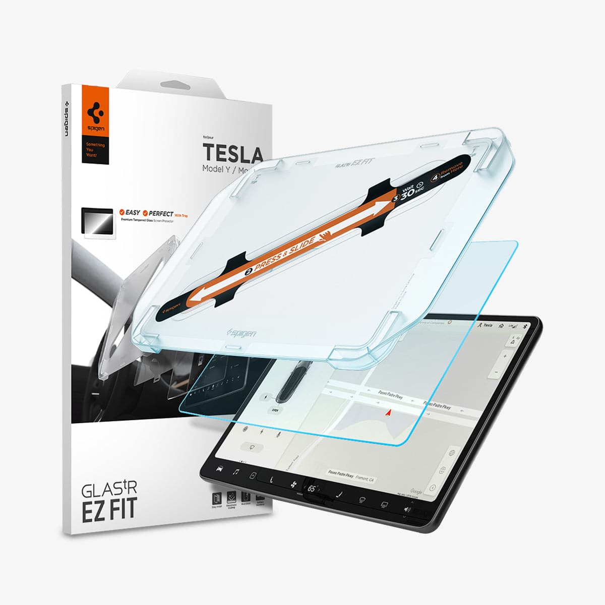 Tesla Series Screen Protector EZ FIT GLAS.tR Anti-Glare -  –  Spigen Inc
