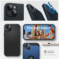 AGL05213 - iPhone 14 / 14 Plus Optik Pro Lens Protector in black showing the mix and match