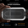 AGL11485 - Pixel 11 Pro XL GLAS.tR EZ Fit Pro installation tray demonstrating automatic dust removal and precise alignment for simple and bubble-free screen protector installation.
