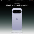 AGL11546 - Pixel 11 GLAS.tR EZ Fit | Privacy back view of the phone highlighting compatibility.