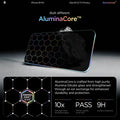 AGL12023 - iPhone 18 Pro GLAS.tR EZ Fit | Privacy showing aluminacore