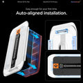 AGL12029 - iPhone 18 Pro Max Pro GLAS.tR EZ Fit | Privacy showing save your screen and time. auto aligned installation