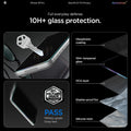 AGL12023 - iPhone 18 Pro GLAS.tR EZ Fit | Privacy showing 10h+ full everyday defense