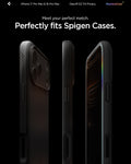 AGL07908 - iPhone 17 Pro Max GLAS.tR EZ Fit Privacy showing meet your perfect match. Perfectly fits spigen cases.