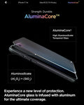AGL09862 - iPhone 17 Air GLAS.tR EZ Fit Privacy showing the aluminacore. Experience a new level of protection. Aluminacore glass is infused with aluminum for the ultimate coverage