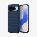 ACS09710 - Pixel 10 Pixel 10 Pro in midnight blue showing the back and front