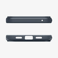 ACS09700 - Pixel 10, Pixel 10 Pro Thin Fit (MagFit) in Metal Slate showing the top and bottom of case