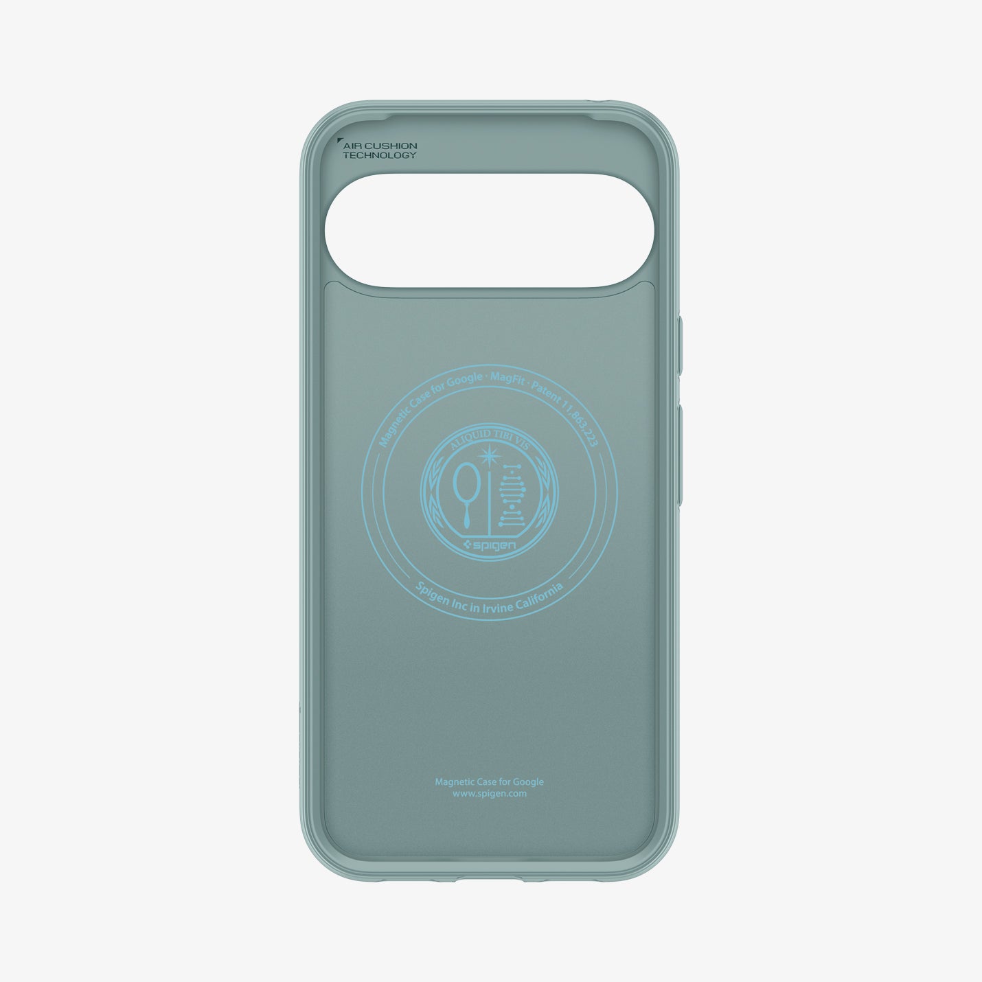 ACS09732 - Pixel 10 Pro XL Case Parallax (MagFit) in sage green showing the inside of case