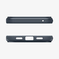 ACS09723 - Pixel 10 Pro XL Thin Fit (MagFit) in Metal Slate showing the top and bottom of case