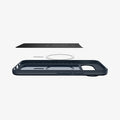 ACS09723 - Pixel 10 Pro XL Thin Fit (MagFit) in Metal Slate showing the multiple layers of case with device