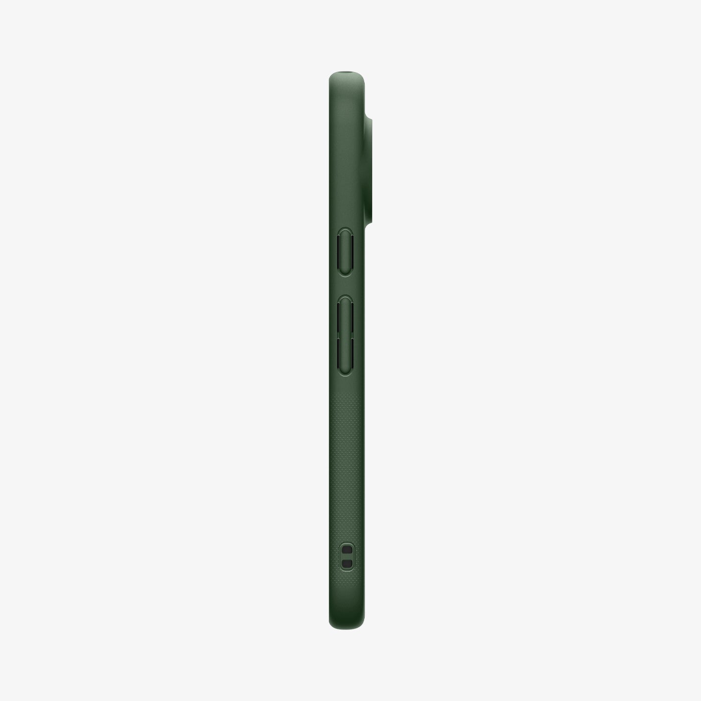 ACS11436 - Pixel 11 Pro  Nano Pop (Mag Fit) Avo Green side profile showing responsive button covers, textured side grips, and integrated strap hole.