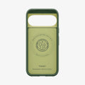 ACS11446 - Pixel 11 Nano Pop (Mag Fit) Avo Green interior view showing the built in magnetic ring, microfiber lining, and MagFit construction.