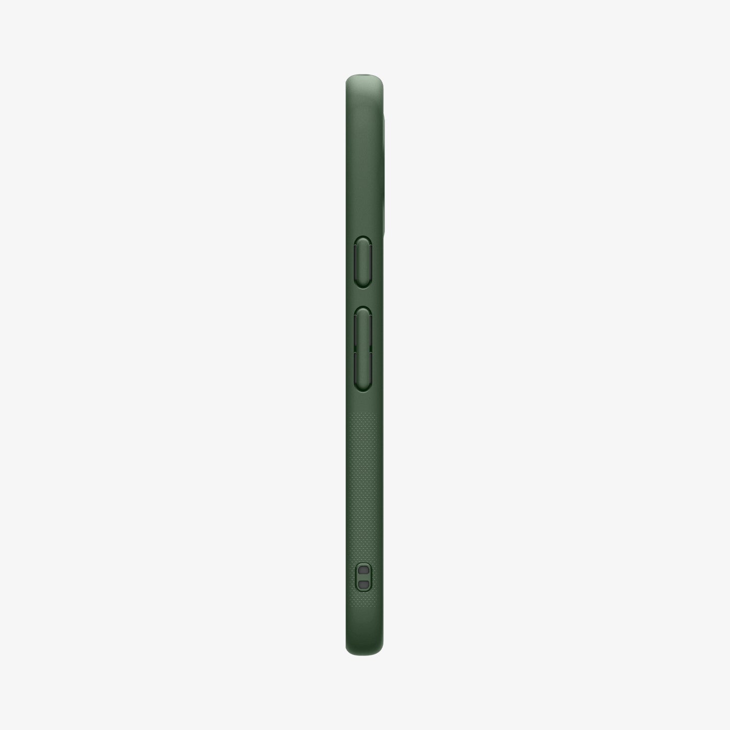 ACS11446 - Pixel 11 Nano Pop (Mag Fit) Avo Green side profile showing responsive button covers, textured side grips, and integrated strap hole.