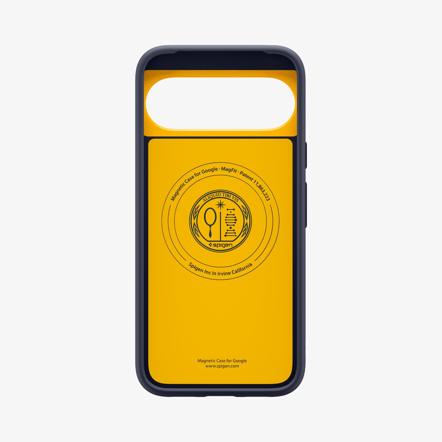 ACS09734 - Pixel 10 Pro XL Case Nano Pop (MagFit) in blueberry navy showing the inside of case
