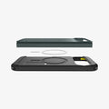 ACS09730 - Pixel 10 Pro XL  Tough Armor AI (MagFit) in Abyss Green showing the multiple layers of case with device