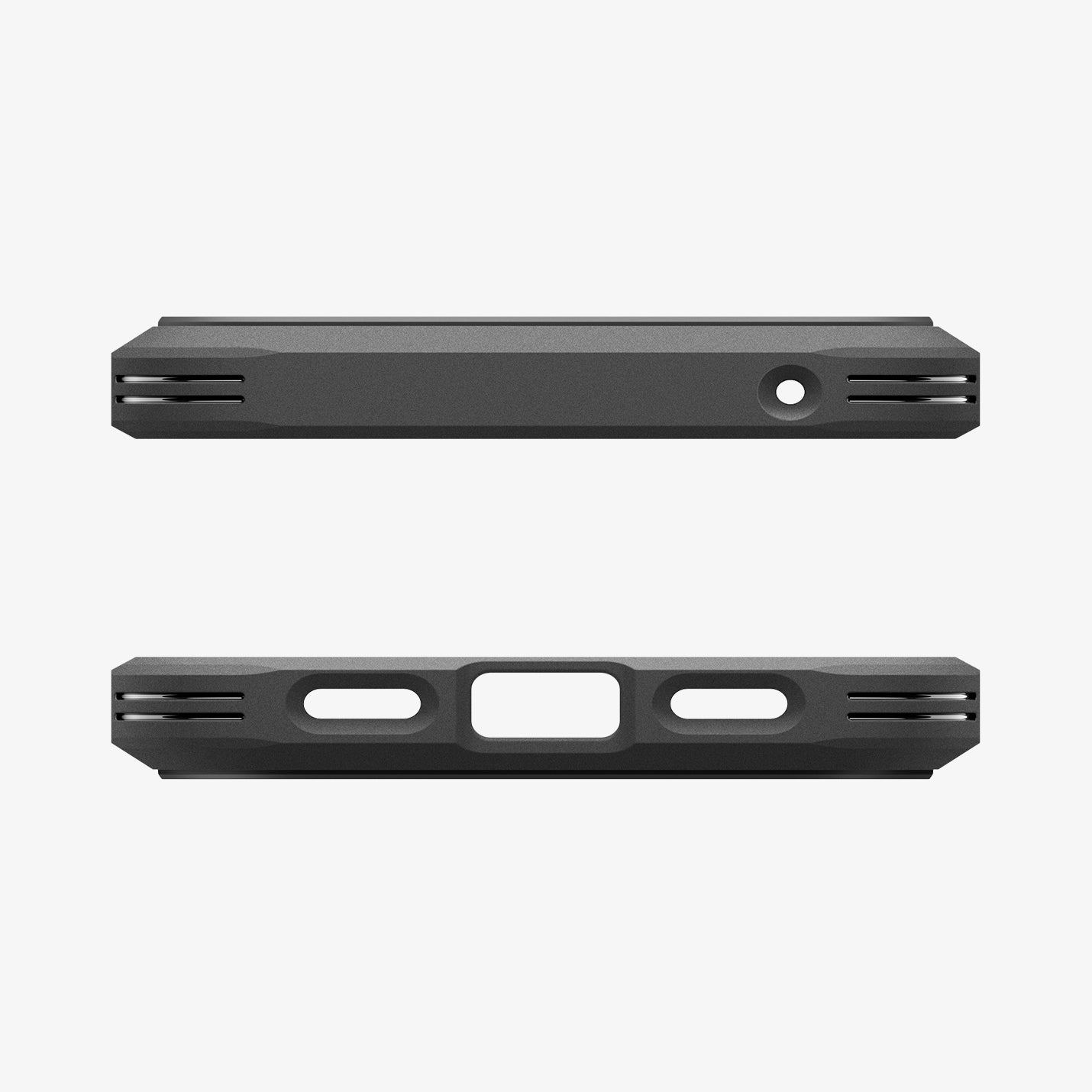 ACS09705 - Pixel 10 Pixel 10 Pro Tough Armor AI (MagFit) in black showing the top and bottom of case