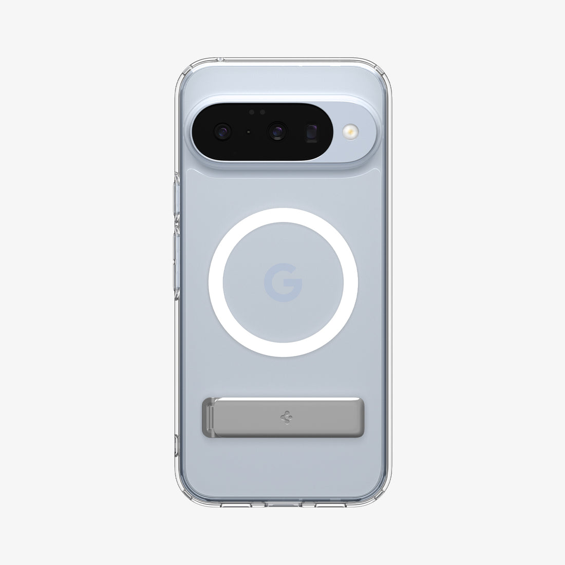 ACS09716 - Pixel 10 / 10 Pro Case Slim Armor Essential S (MagFit) in crystal clear showing the back