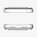 ACS09716 - Pixel 10 / 10 Pro Case Slim Armor Essential S (MagFit) in crystal clear showing the top and bottom