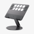 AMP09303 - Laptop Stand | LD206C in Space Gray showing the front and side