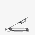 AMP09303 - Laptop Stand | LD206C in Space Gray showing the side stand partially folded