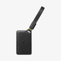 AHP09776 - luggage tag in black showing back
