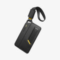 AHP09776 - luggage tag in black showing front