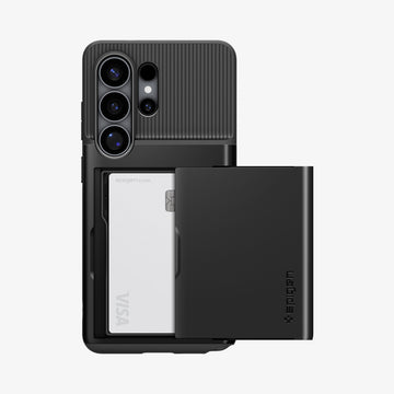 ACS11036 - Galaxy S26 Ultra Slim Armor CS in Black showing the back