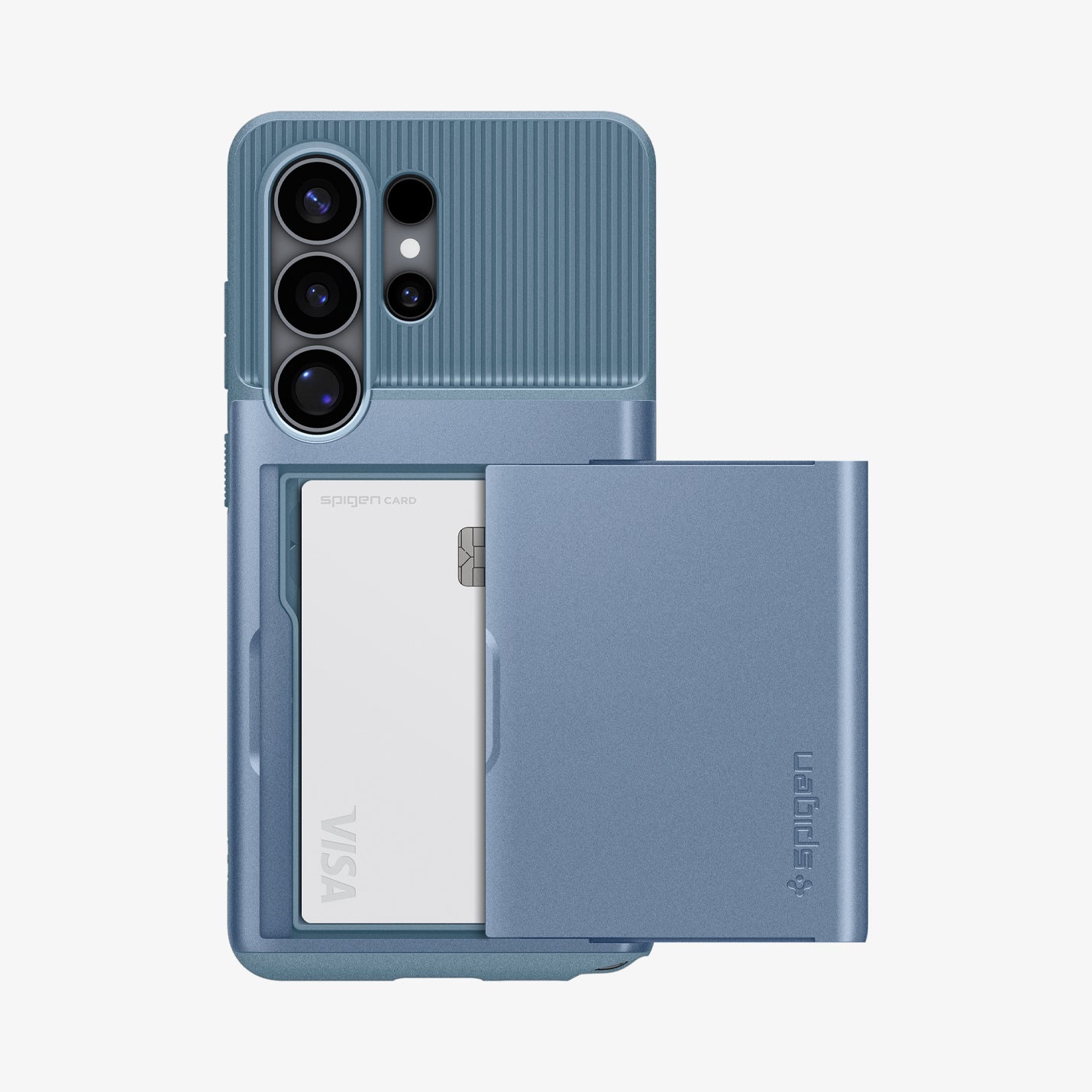 ACS11225 - Galaxy S26 Ultra Slim Armor CS in Light Blue showing the back