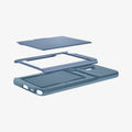 ACS11225 - Galaxy S26 Ultra Slim Armor CS in Light Blue showing the back hovering card holder