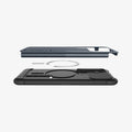 ACS10717 - Galaxy S26 Plus Slim Armor (Mag Fit) in Metal Slate showing the top and bottom