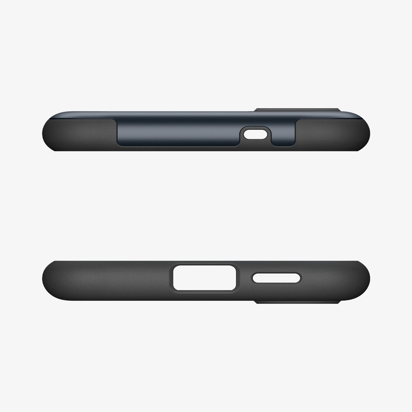 ACS10717 - Galaxy S26 Plus Slim Armor (Mag Fit) in Metal Slate showing the top and bottom